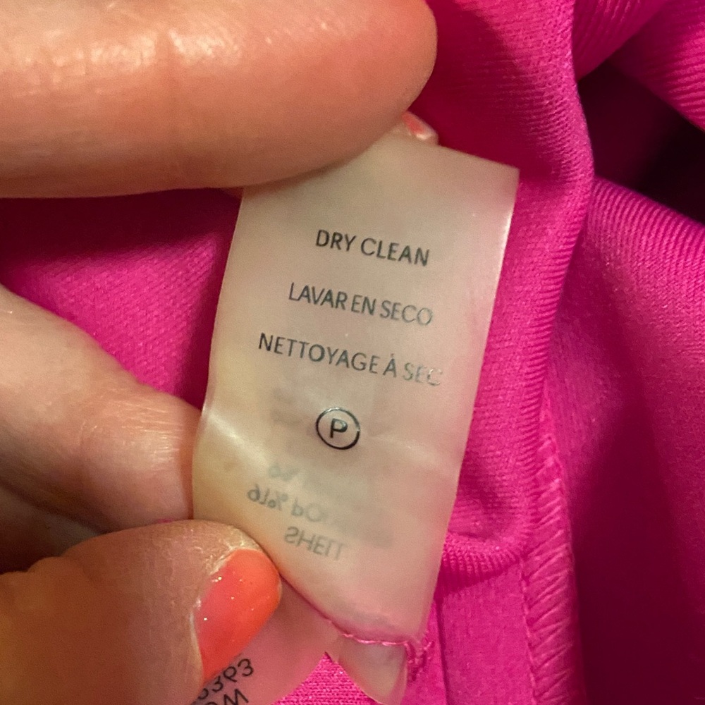Calvin Klein Vibrant Pink Cocktail Dress Size 8 - Picture 4 of 6